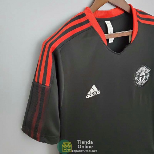 Camiseta Manchester United Training Negro III 2021/2022