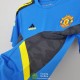 Camiseta Manchester United Training Azul IV 2021/2022