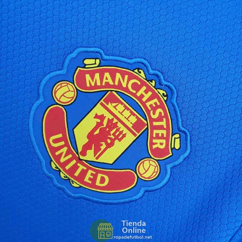 Camiseta Manchester United Training Azul IV 2021/2022