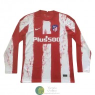 Camiseta Manga Larga Atletico De Madrid Primera Equipación 2021/2022