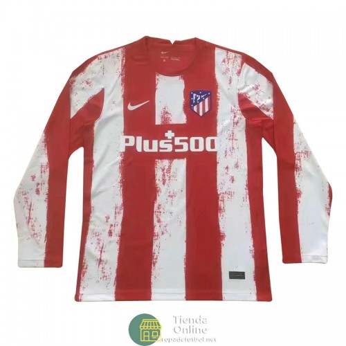 Camiseta Manga Larga Atletico De Madrid Primera Equipación 2021/2022