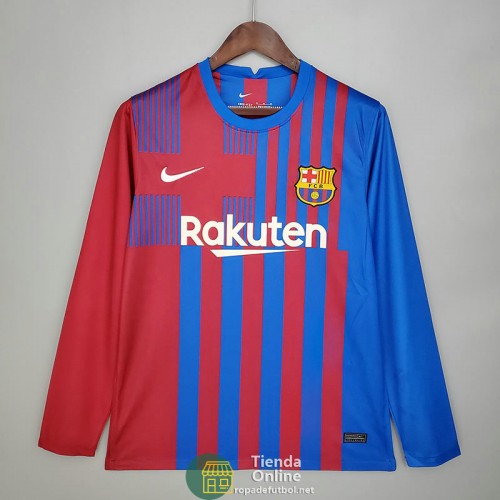 Camiseta Manga Larga Barcelona Primera Equipación 2021/2022