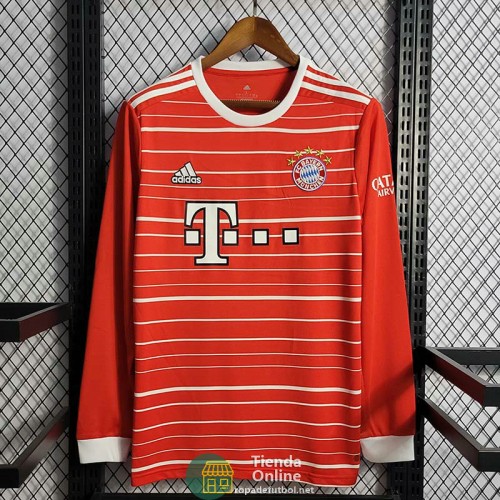 Camiseta Manga Larga Bayern Munich Primera Equipación 2022/2023