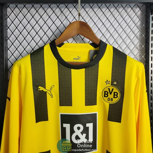 Camiseta Manga Larga Borussia Dortmund Primera Equipacion 2022/2023