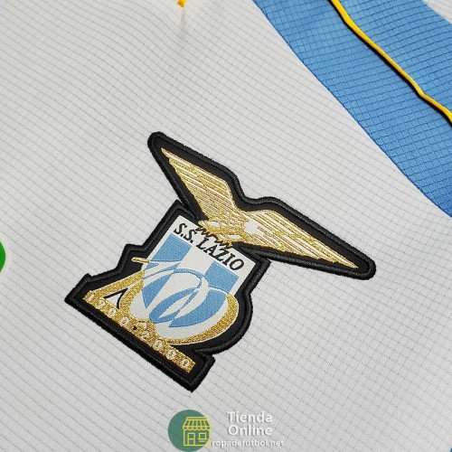 Camiseta Manga Larga Lazio Retro Segunda Equipación 2000/2001