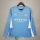 Camiseta Manga Larga Manchester City Primera Equipación 2021/2022