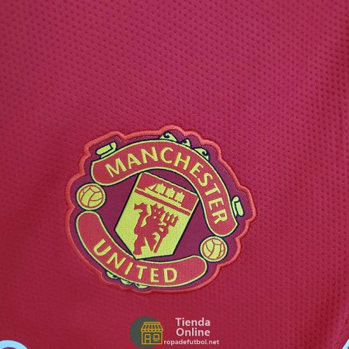 Camiseta Manga Larga Manchester United Primera Equipación 2021/2022