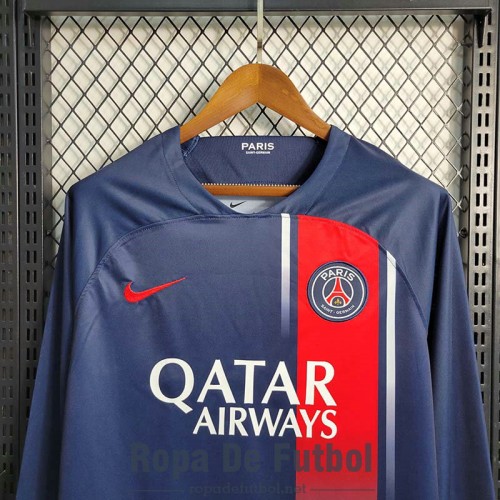 Camiseta Manga Larga PSG Primera Equipacion 2023/2024