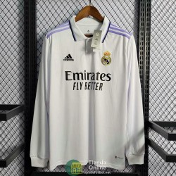 Camiseta Manga Larga Real Madrid Primera Equipación 2022/2023