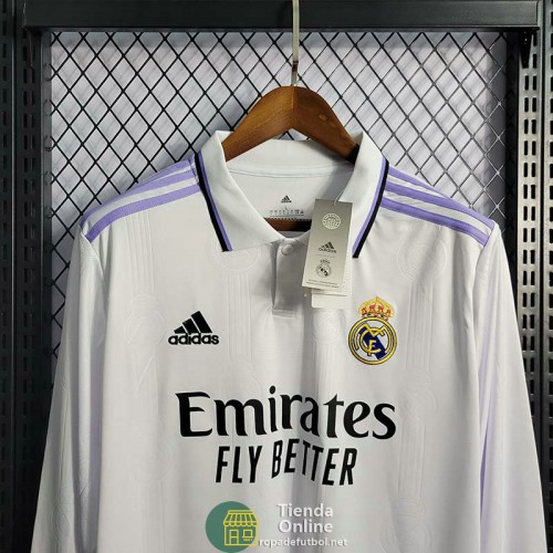 Camiseta Manga Larga Real Madrid Primera Equipación 2022/2023