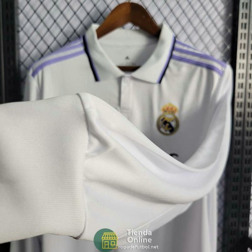 Camiseta Manga Larga Real Madrid Primera Equipación 2022/2023