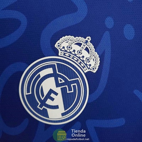 Camiseta Manga Larga Real Madrid Segunda Equipación 2021/2022