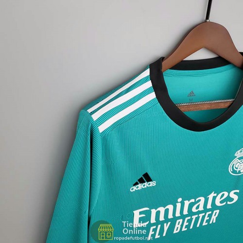 Camiseta Manga Larga Real Madrid Tercera Equipación 2021/2022