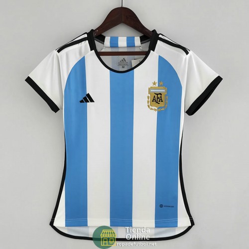 Camiseta Mujer Argentina Primera Equipación 2022/2023