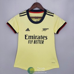 Camiseta Mujer Arsenal Segunda Equipación 2021/2022