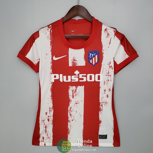 Camiseta Mujer Atletico De Madrid Primera Equipación 2021/2022