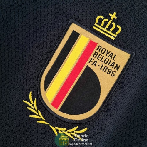 Camiseta Mujer Belgica Negro I 2022/2023