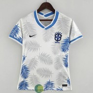 Camiseta Mujer Brasil Classic Blanco I 2022/2023