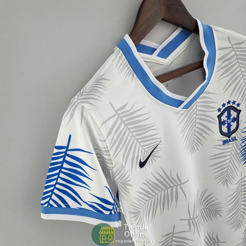 Camiseta Mujer Brasil Classic Blanco I 2022/2023