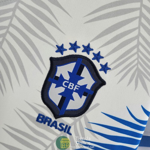 Camiseta Mujer Brasil Classic Blanco I 2022/2023