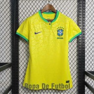 Camiseta Mujer Brasil Primera Equipación 2022/2023