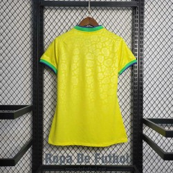 Camiseta Mujer Brasil Primera Equipación 2022/2023