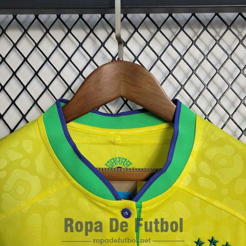 Camiseta Mujer Brasil Primera Equipación 2022/2023