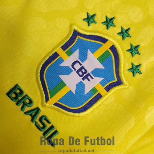 Camiseta Mujer Brasil Primera Equipación 2022/2023