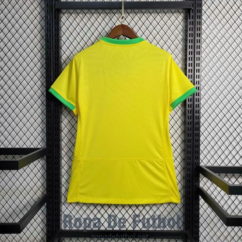 Camiseta Mujer Brasil Primera Equipacion 2023/2024