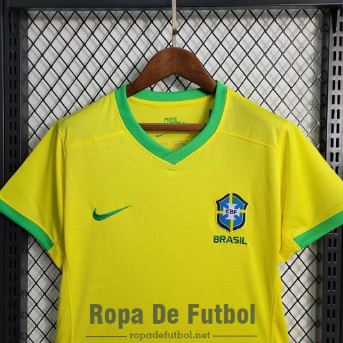 Camiseta Mujer Brasil Primera Equipacion 2023/2024