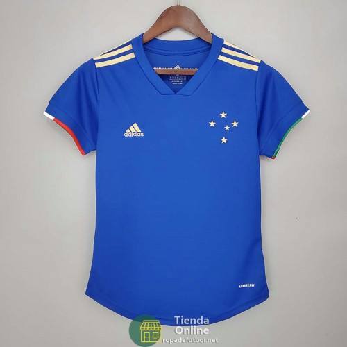 Camiseta Mujer Cruzeiro Primera Equipación 2021/2022