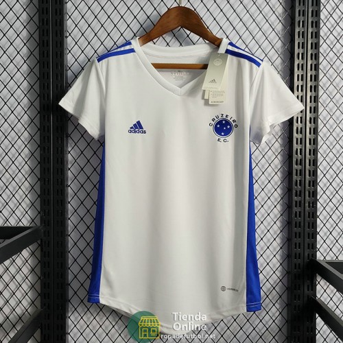 Camiseta Mujer Cruzeiro Segunda Equipación 2022/2023