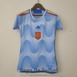 Camiseta Mujer Espana Segunda Equipacion 2022/2023