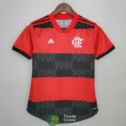 Camiseta Mujer Flamengo Primera Equipación 2021/2022