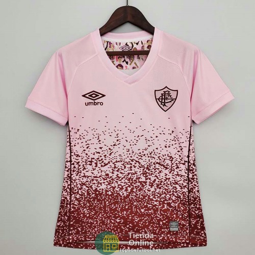 Camiseta Mujer Fluminense FC Training Rosado III 2021/2022