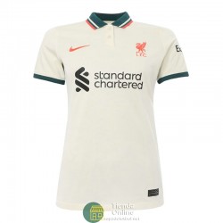 Camiseta Mujer Liverpool Segunda Equipación 2021/2022