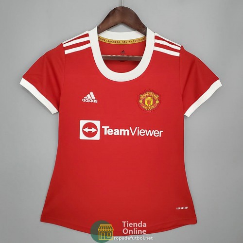 Camiseta Mujer Manchester United Primera Equipación 2021/2022