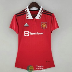 Camiseta Mujer Manchester United Primera Equipación 2022/2023