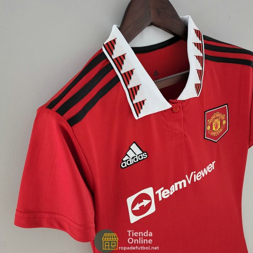 Camiseta Mujer Manchester United Primera Equipación 2022/2023