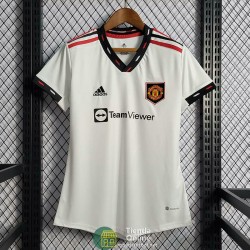 Camiseta Mujer Manchester United Segunda Equipación 2022/2023