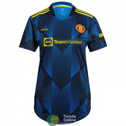 Camiseta Mujer Manchester United Tercera Equipación 2021/2022