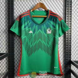 Camiseta Mujer Mexico Primera Equipación 2022/2023