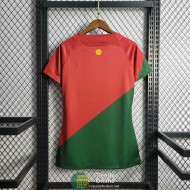 Camiseta Mujer Portugal Primera Equipación 2022/2023