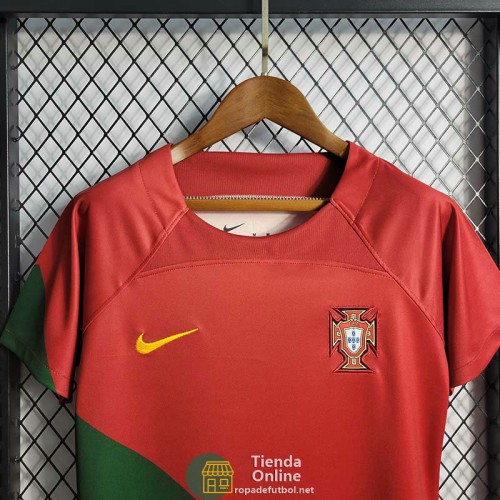 Camiseta Mujer Portugal Primera Equipación 2022/2023