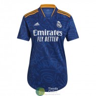 Camiseta Mujer Real Madrid Segunda Equipación 2021/2022