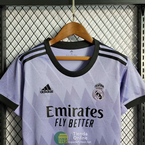 Camiseta Mujer Real Madrid Segunda Equipación 2022/2023