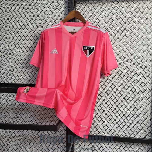 Camiseta Mujer Sao Paulo FC Outubro Rosa 2022/2023