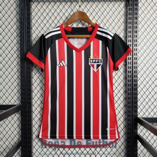 Camiseta Mujer Sao Paulo FC Segunda Equipacion 2023/2024