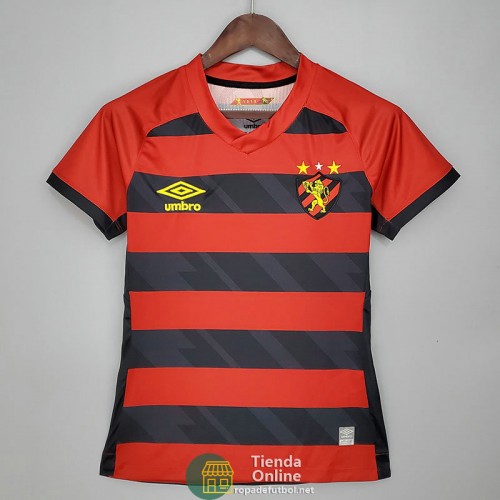 Camiseta Mujer Sport Recife Primera Equipación 2021/2022