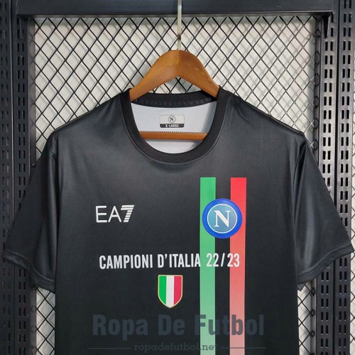 Camiseta Napoli Campioni Black 2022/2023